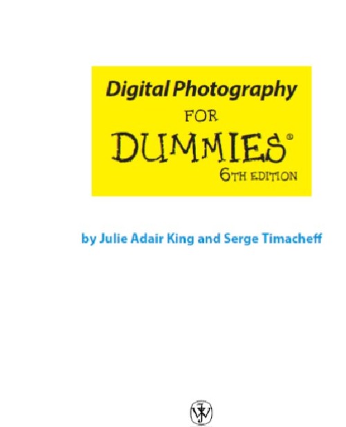 Product picture Digital Photography For Dummies 6th Edition